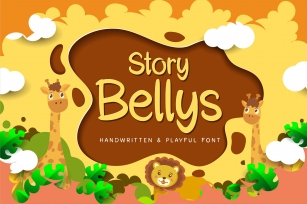 Story Bellys a Handwritten and Playful font Font Download