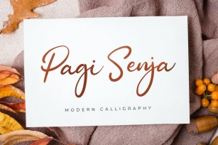 Pagi Senja - Calligraphy Font Font Download