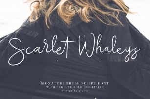Scarlet Whaleys Font Font Download