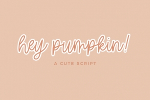 Hey Pumpkin Font Download