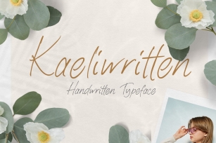 Kaeliwritten - Handwritten Typeface Font Download
