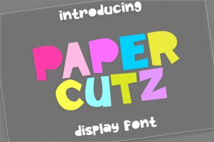 Paper Cutz Font Download