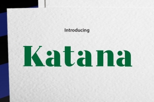 Katana Font Download