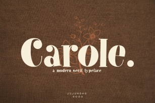 Carole Modern Serif Typeface Font Download