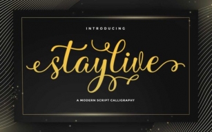 Stay Live Font Download