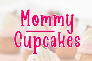 Mommy Cupcakes Font Download