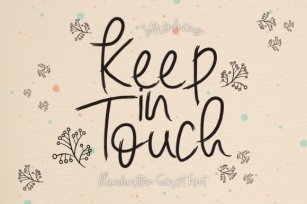 Keep in Touch Font Download