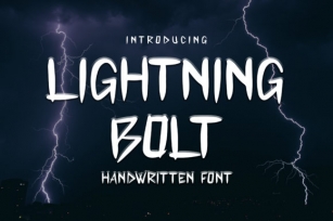 Lightning Bolt Font Download