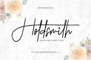 Holdsmith Font Download