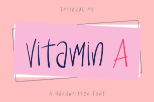 Vitamin A Font Download