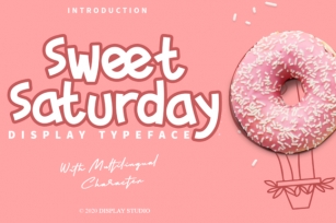 Sweet Saturday Font Download