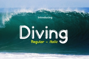Diving Font Download