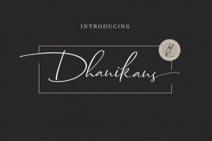 Dhanikans Signature Font Download