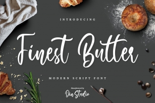 Finest Butter-Modern Handwritten Font Font Download