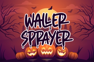 Waller Sprayer Font Download
