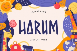 Harum Display Font Font Download