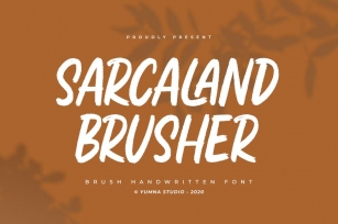 Sarcaland Brusher Font Download