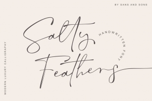 Salty Feathers Font Download