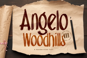 Angelo Woodhills Font Download