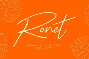 Ronet Font Download