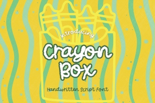 Crayon Box - A Kid Handwritten Script Font Font Download
