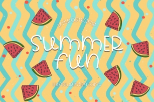 Summer Fun - A Sweet Handwritten Font Font Download