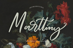 Marttiny Modern Script Font Font Download
