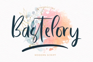 Bastelory Modern Script Font Font Download