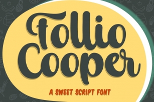 Follio Cooper - Bold Script Font Font Download