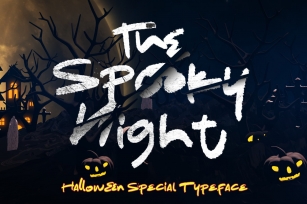 The Spooky Night - A Halloween Font Font Download