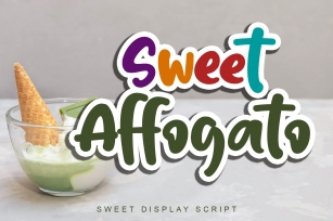 Sweet Affogato Font Download