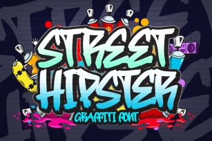 Street Hipster Graffiti Font Font Download