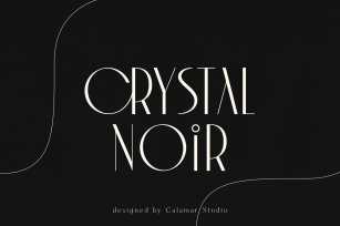 Crystal Noir Font Download