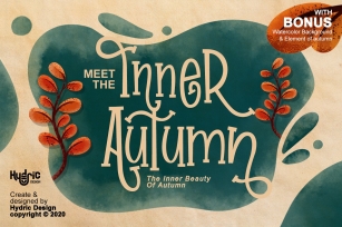 Inner Autumn - Fall Display Typeface Font Download