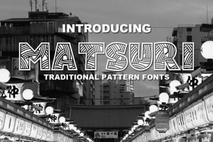 MATSURI Traditional Pattern Fonts Font Download
