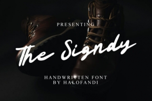 The Signdy Font Download