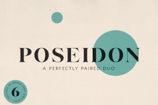 Poseidon  A Perfectly Paired Serif and Sans Serif Font Duo Font Download