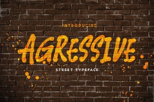 Agressive Street Typeface Font Download