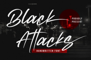 Black Attacks Font Download