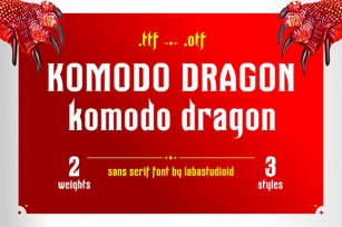 Komodo Dragon Font Download