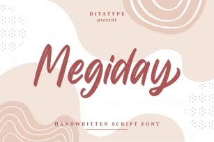 Megiday-Elegant Handwritten Font Font Download