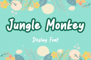 Jungle Monkey display font Font Download