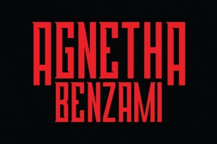 Agnetha Benzami Font Download
