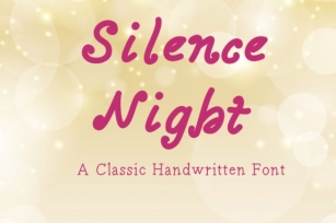 Silence Night Font Download