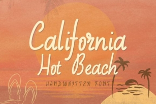 California Hot Beach Font Download
