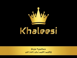 Khaleesi Font Download