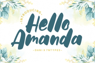 Hello Amanda Font Download