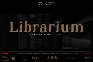 Librarium - Serif Font Family Font Download