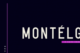 Montelga-Sans Serif Font Font Download