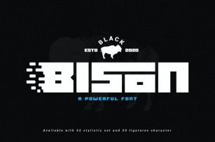 Black Bison Font Download